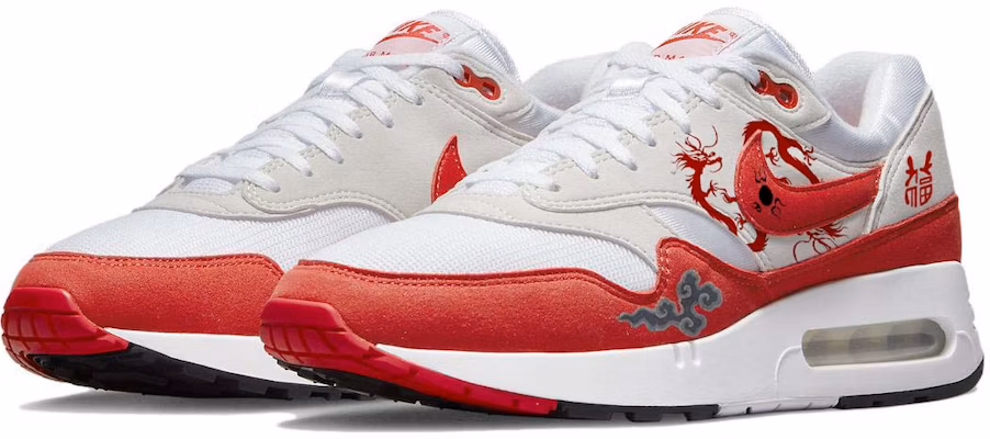 【定制鞋款】耐克Air Max 1“双龙”红灰色 DQ3989-100(Team181-双龙戏珠) Shop 【定制鞋款】耐克Air Max 1“双龙”红灰色 DQ3989-100(Team181-双龙戏珠)