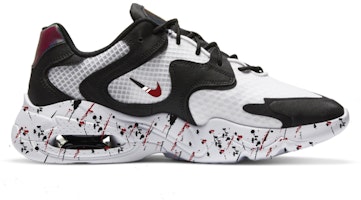 ナイキ エア マックス 2X 'ホワイト レッド ブラック フルイド グラフィティ' カスタムシューズ CK2943-100(Team56-流体泼墨) Order ナイキ エア マックス 2X 'ホワイト レッド ブラック フルイド グラフィティ' カスタムシューズ CK2943-100(Team56-流体泼墨)