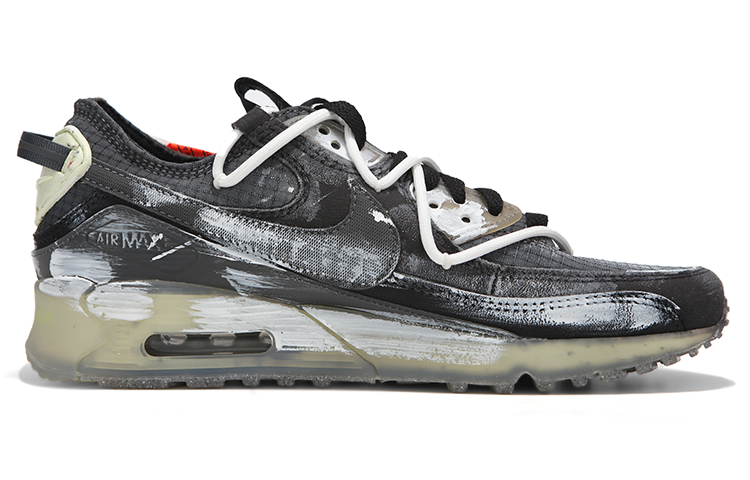 Order 나이키 에어맥스 90 '블랙 화이트' (커스텀) DH2973-001(Team24-男女款粉刷艺术家)