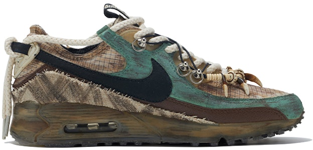 【定制球鞋】 Nike Air Max 90 Terrascape CS 木乃伊 解構鞋帶手繪貼布做舊 特殊鞋盒 低幫 運動休閒鞋 男女同款 棕綠 Order 【定制球鞋】 Nike Air Max 90 Terrascape CS 木乃伊 解構鞋帶手繪貼布做舊 特殊鞋盒 低幫 運動休閒鞋 男女同款 棕綠
