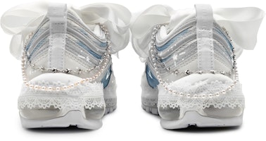 【訂製球鞋】Nike Air Max 97 壹心製造 星辰大海 歐根紗蝴蝶結 秀禾芭蕾 珍珠配件 低筒 生活休閒鞋 男女同款 藍白漸變 Purchase 【訂製球鞋】Nike Air Max 97 壹心製造 星辰大海 歐根紗蝴蝶結 秀禾芭蕾 珍珠配件 低筒 生活休閒鞋 男女同款 藍白漸變