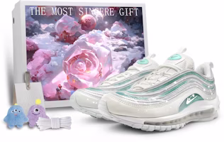 【客製化球鞋】Nike Air Max 97 壹心打造 天狼星北斗七星 秀禾 星座永恆 520專屬鞋盒 耐磨通氣 低筒 生活休閒鞋 男女同款 綠白漸變 Buy 【客製化球鞋】Nike Air Max 97 壹心打造 天狼星北斗七星 秀禾 星座永恆 520專屬鞋盒 耐磨通氣 低筒 生活休閒鞋 男女同款 綠白漸變