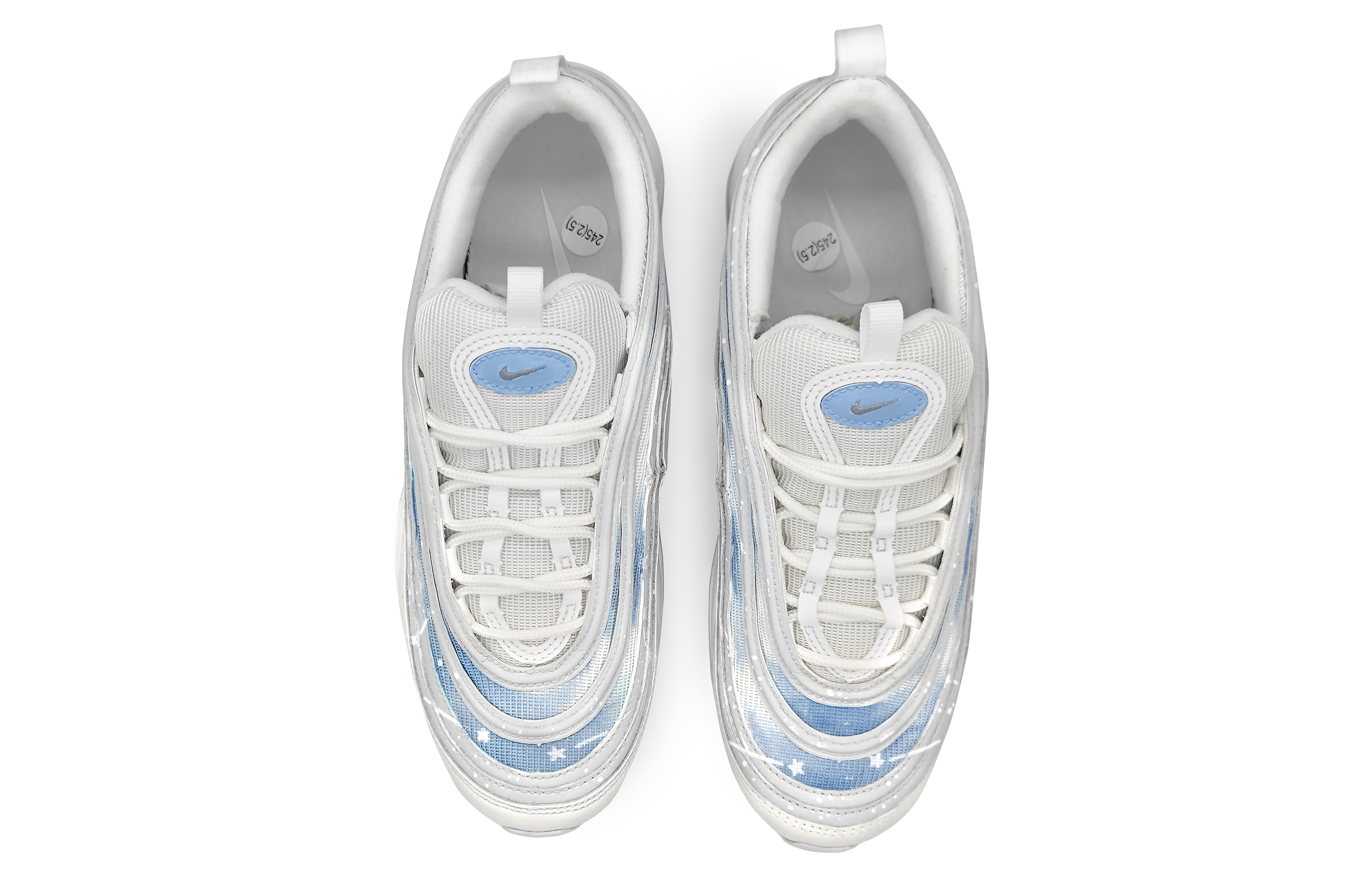 Shop [Sneakers Kustom] Nike Air Max 97 'Cosmic Big Dipper Biru-Putih Gradasi' 921826-101(Team16-星辰大海蓝)