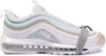 Order 【定製球鞋】Nike Air Max 97 達文西定製 荒野海洋 解構 簡約 百搭 低筒 跑步鞋 男女同款 白藍