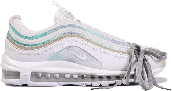 【定製球鞋】Nike Air Max 97 達文西定製 荒野海洋 解構 簡約 百搭 低筒 跑步鞋 男女同款 白藍 Lookbook 【定製球鞋】Nike Air Max 97 達文西定製 荒野海洋 解構 簡約 百搭 低筒 跑步鞋 男女同款 白藍