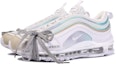Shop 【定製球鞋】Nike Air Max 97 達文西定製 荒野海洋 解構 簡約 百搭 低筒 跑步鞋 男女同款 白藍