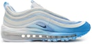 Lookbook 【客製球鞋】 Nike Air Max 97 壹心製造 鍾愛永恆 漸變天使 賜良緣 520專屬鞋盒 低筒 休閒生活鞋 男女同款 藍白漸變
