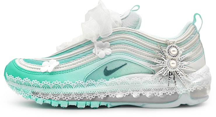 【訂製球鞋】Nike Air Max 97 壹心製造 深情永恆 漸變天使 秀禾 減震 520專屬鞋盒 低筒 生活休閒鞋 男女同款 青白漸變 Order 【訂製球鞋】Nike Air Max 97 壹心製造 深情永恆 漸變天使 秀禾 減震 520專屬鞋盒 低筒 生活休閒鞋 男女同款 青白漸變