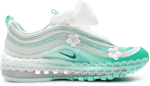 【訂製球鞋】Nike Air Max 97 壹心製造 深情永恆 漸變天使 秀禾 減震 520專屬鞋盒 低筒 生活休閒鞋 男女同款 青白漸變 Lookbook 【訂製球鞋】Nike Air Max 97 壹心製造 深情永恆 漸變天使 秀禾 減震 520專屬鞋盒 低筒 生活休閒鞋 男女同款 青白漸變