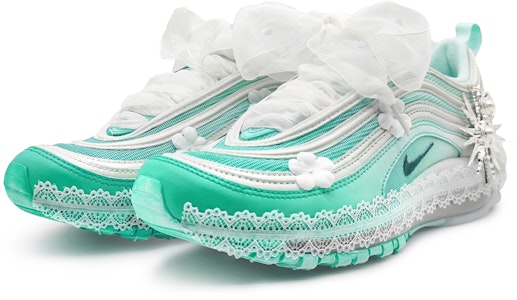 【訂製球鞋】Nike Air Max 97 壹心製造 深情永恆 漸變天使 秀禾 減震 520專屬鞋盒 低筒 生活休閒鞋 男女同款 青白漸變 Shop 【訂製球鞋】Nike Air Max 97 壹心製造 深情永恆 漸變天使 秀禾 減震 520專屬鞋盒 低筒 生活休閒鞋 男女同款 青白漸變