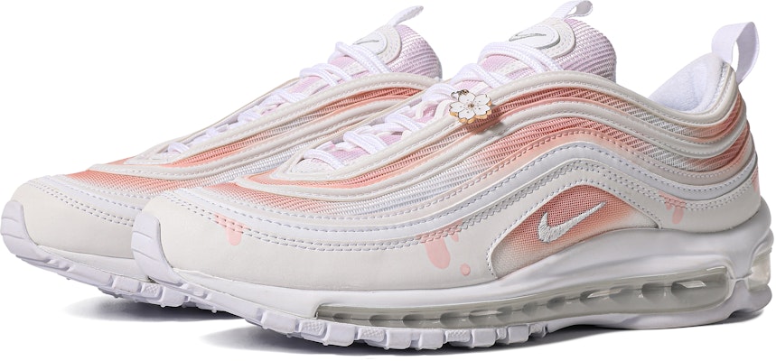 나이키 커스텀 에어맥스 97 "사쿠라 핑크" (Nike Custom Air Max 97 "Sakura Pink") 921826-101(TeamM-樱笋年光S-BOX) Lookbook 나이키 커스텀 에어맥스 97 "사쿠라 핑크" (Nike Custom Air Max 97 "Sakura Pink") 921826-101(TeamM-樱笋年光S-BOX)