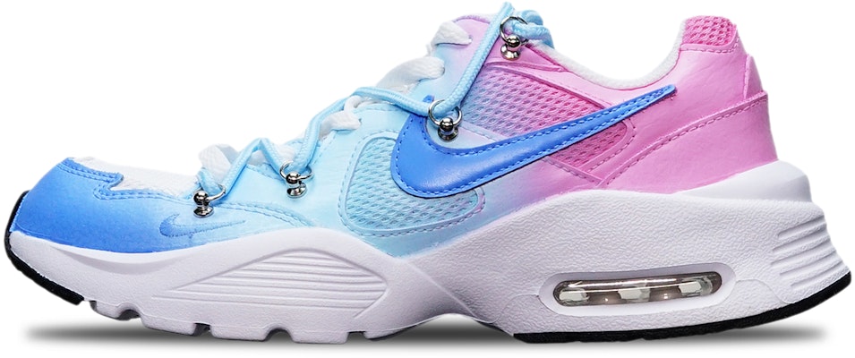 【訂製球鞋】 Nike Air Max Fusion 氣墊 耐磨 棉花糖 三色漸變 解構雙鞋帶 低筒 跑步鞋 男款 紅藍 Buy 【訂製球鞋】 Nike Air Max Fusion 氣墊 耐磨 棉花糖 三色漸變 解構雙鞋帶 低筒 跑步鞋 男款 紅藍