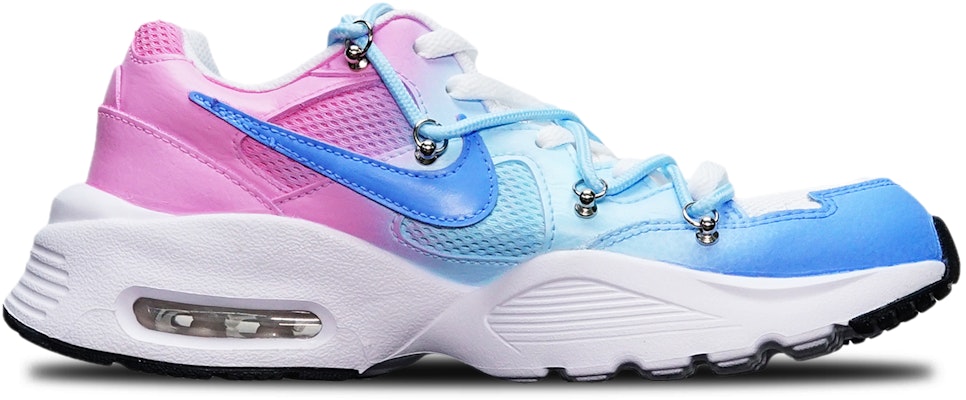 【訂製球鞋】 Nike Air Max Fusion 氣墊 耐磨 棉花糖 三色漸變 解構雙鞋帶 低筒 跑步鞋 男款 紅藍 Order 【訂製球鞋】 Nike Air Max Fusion 氣墊 耐磨 棉花糖 三色漸變 解構雙鞋帶 低筒 跑步鞋 男款 紅藍