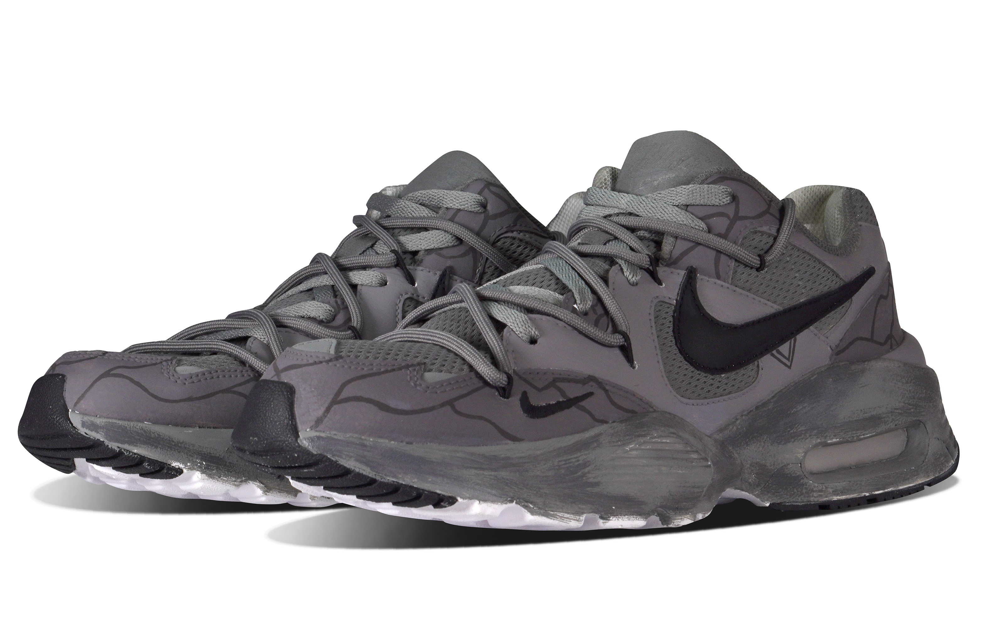 Lookbook [Kasut Custom] Nike Air Max Fusion 'Kelabu Ungu Hutan Hujan' CJ1670-102-466107