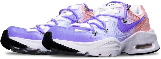 【訂製球鞋】Nike Air Max Fusion 氣墊 耐磨 馬卡龍 三色漸變 解構雙鞋帶 低筒 跑步鞋 男款 紫粉 Lookbook 【訂製球鞋】Nike Air Max Fusion 氣墊 耐磨 馬卡龍 三色漸變 解構雙鞋帶 低筒 跑步鞋 男款 紫粉