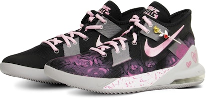 【客製球鞋】Nike Air Max Impact 2 黑玫瑰 浪漫 中筒 籃球鞋 男款 黑灰 Lookbook 【客製球鞋】Nike Air Max Impact 2 黑玫瑰 浪漫 中筒 籃球鞋 男款 黑灰