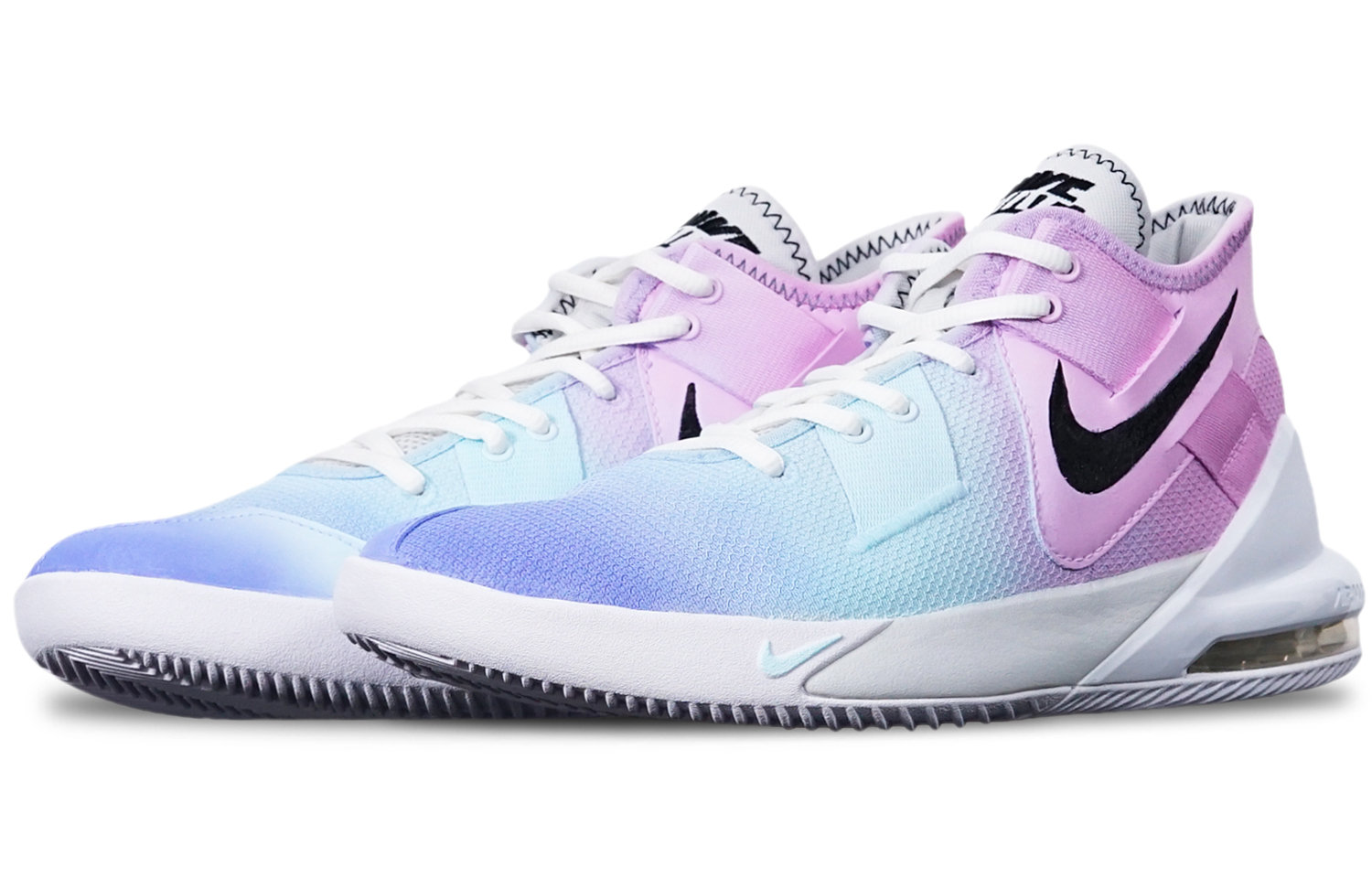 Lookbook 【定製球鞋】 Nike Air Max Impact 2 氣墊緩震 棉花糖漸變噴繪 限量特殊鞋盒 中幫 籃球鞋 男款 藍紅白