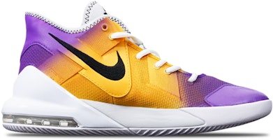 【定製球鞋】 Nike Air Max Impact 2 氣墊緩震 NBA湖人隊配色噴繪 中幫 籃球鞋 男款 紫金漸變 Order 【定製球鞋】 Nike Air Max Impact 2 氣墊緩震 NBA湖人隊配色噴繪 中幫 籃球鞋 男款 紫金漸變