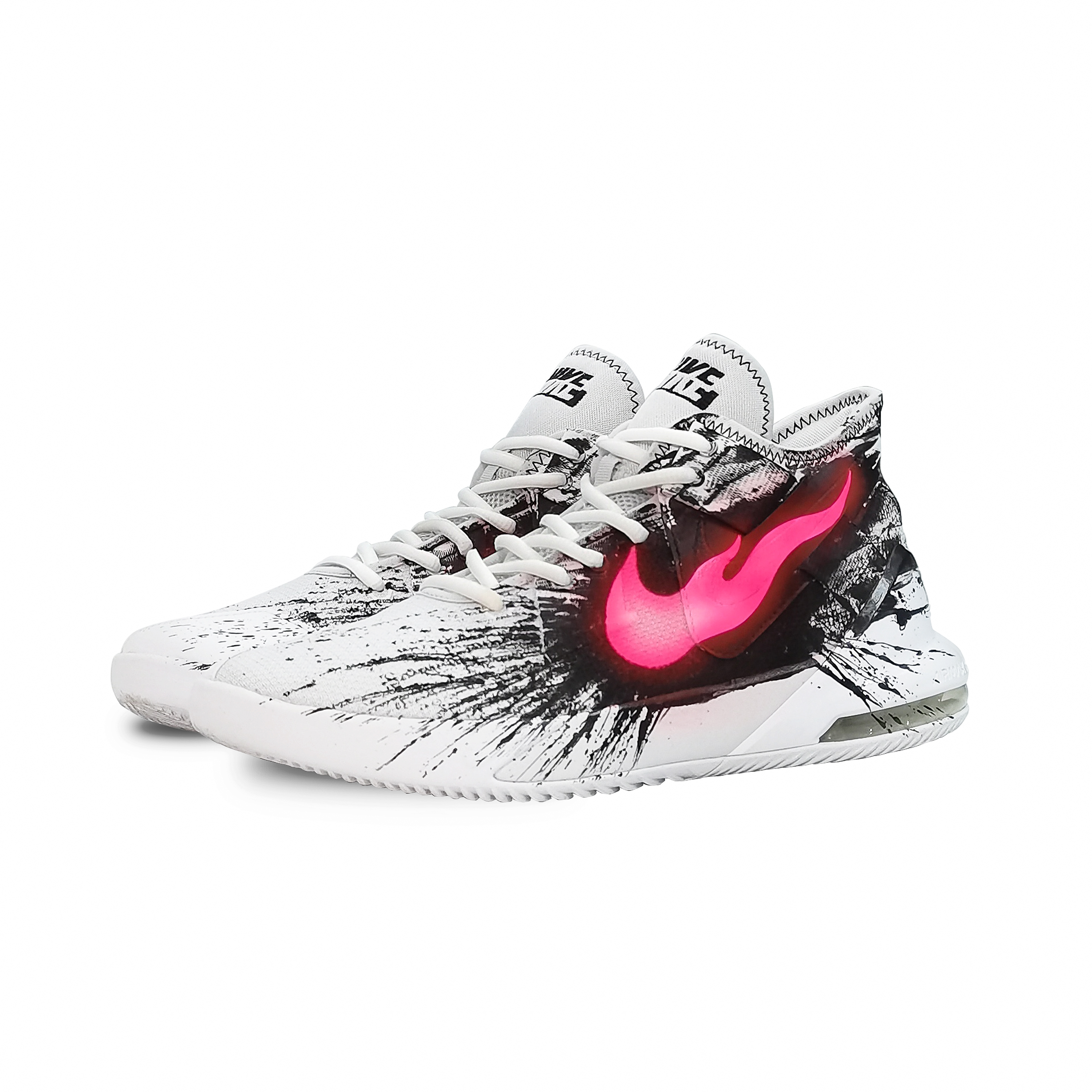 Lookbook [Sepatu Kustom] Nike Air Max Impact 2 'Retro Hitam Putih Merah Muda' CQ9382-100-486749