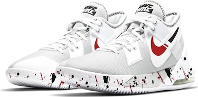 【カスタムシューズ】ナイキ エア マックス インパクト 2 'ホワイト レッド フルイド スプラッター' CQ9382-100(Team56-流体泼墨) Lookbook 【カスタムシューズ】ナイキ エア マックス インパクト 2 'ホワイト レッド フルイド スプラッター' CQ9382-100(Team56-流体泼墨)