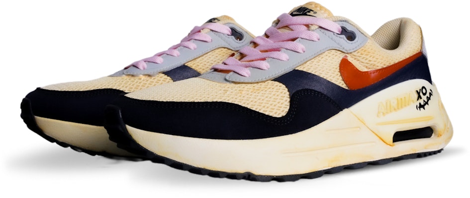 【定制鞋】耐克 Air Max SYSTM '涂鸦笑脸黑红' DM9537-102(Team71-做旧黑白红) Lookbook 【定制鞋】耐克 Air Max SYSTM '涂鸦笑脸黑红' DM9537-102(Team71-做旧黑白红)