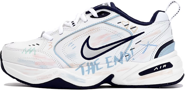 【訂製球鞋】 Nike Air Monarch 4 學院風 彩色塗鴉風 低幫 復古老爹鞋 男女同款 白 Buy 【訂製球鞋】 Nike Air Monarch 4 學院風 彩色塗鴉風 低幫 復古老爹鞋 男女同款 白