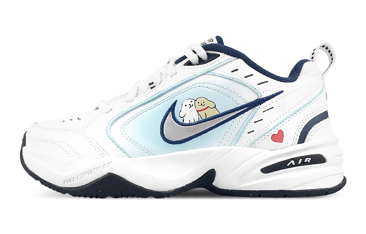 [Custom Shoes] Nike Air Monarch 4 'Animal Party Blue-White' 圖 2