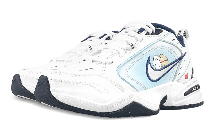 [Custom Shoes] Nike Air Monarch 4 'Animal Party Blue-White' 圖 4