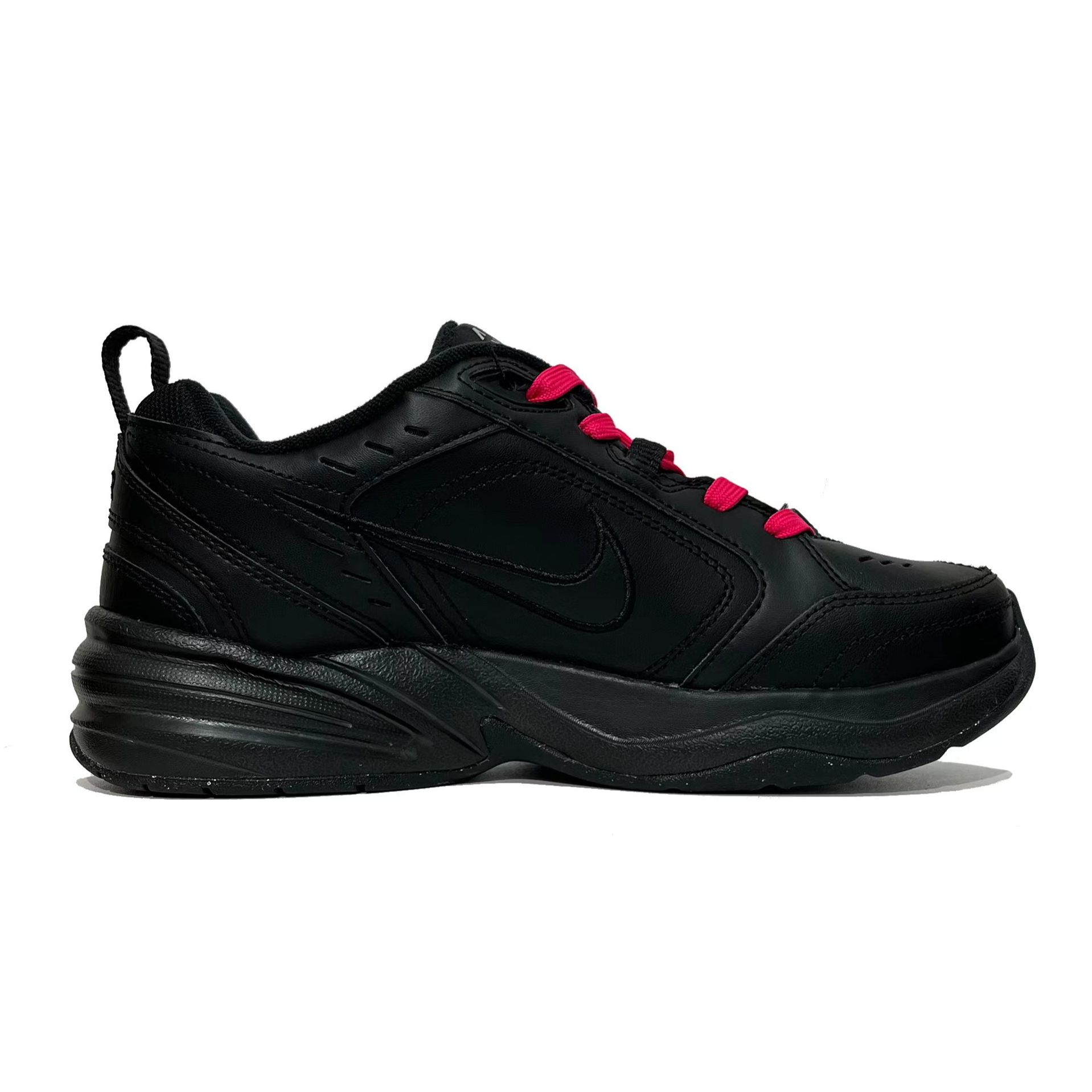 Lookbook Nike Air Monarch 4 Personalizadas "Romance Negro-Rosa" 415445-001(Team61-迷幻爱恋S-BOX)