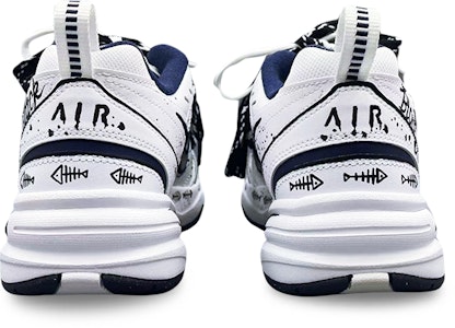 Zapatillas Nike Air Monarch 4 'Black Cat White Navy' 415445-102(Team75-喵喵驾到男女同款黑白) Details for Zapatillas Nike Air Monarch 4 'Black Cat White Navy' 415445-102(Team75-喵喵驾到男女同款黑白)