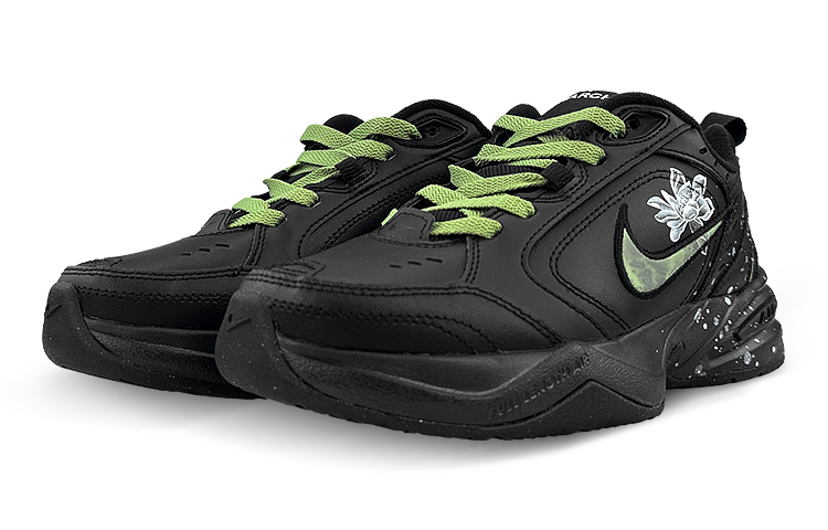 [Custom Shoes] Nike Air Monarch 4 'Black Green' 圖 3