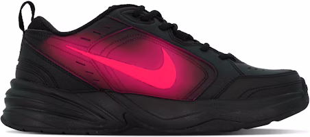 【訂製球鞋】Nike Air Monarch 4 潮流 復古 耐磨 低筒 老爹鞋 男女同款 黑玫紅 Order 【訂製球鞋】Nike Air Monarch 4 潮流 復古 耐磨 低筒 老爹鞋 男女同款 黑玫紅