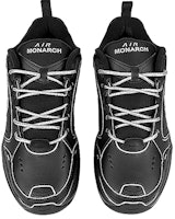 【定製球鞋】 Nike Air Monarch 4 黑武士 二維線條 酷炫暗黑 極簡風 低筒 老人鞋 男女款 黑灰 Shop 【定製球鞋】 Nike Air Monarch 4 黑武士 二維線條 酷炫暗黑 極簡風 低筒 老人鞋 男女款 黑灰