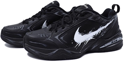 【訂製球鞋】Nike Air Monarch 4 反轉毒液 黑武士 復古 星溯未來 休閒 老爹鞋 男女同款 黑銀白 Lookbook 【訂製球鞋】Nike Air Monarch 4 反轉毒液 黑武士 復古 星溯未來 休閒 老爹鞋 男女同款 黑銀白