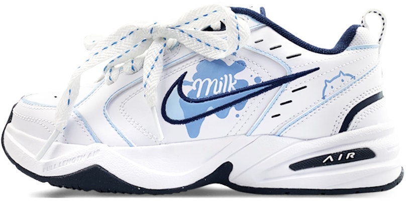 Zapatillas Nike Air Monarch 4 'Negro Blanco Azul Leche Gatito' 415445-102(Team102-M4牛奶猫) Buy Zapatillas Nike Air Monarch 4 'Negro Blanco Azul Leche Gatito' 415445-102(Team102-M4牛奶猫)