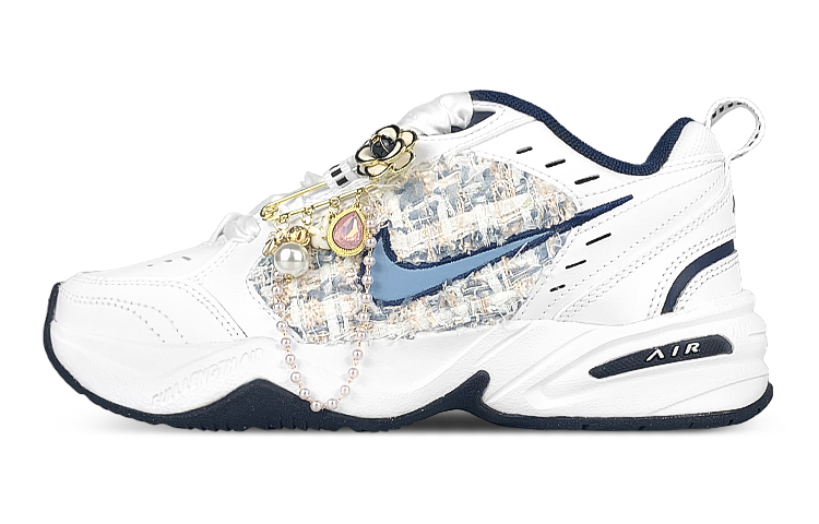 [Custom Shoes] Nike Air Monarch 4 'Blue Camellia Tweed'