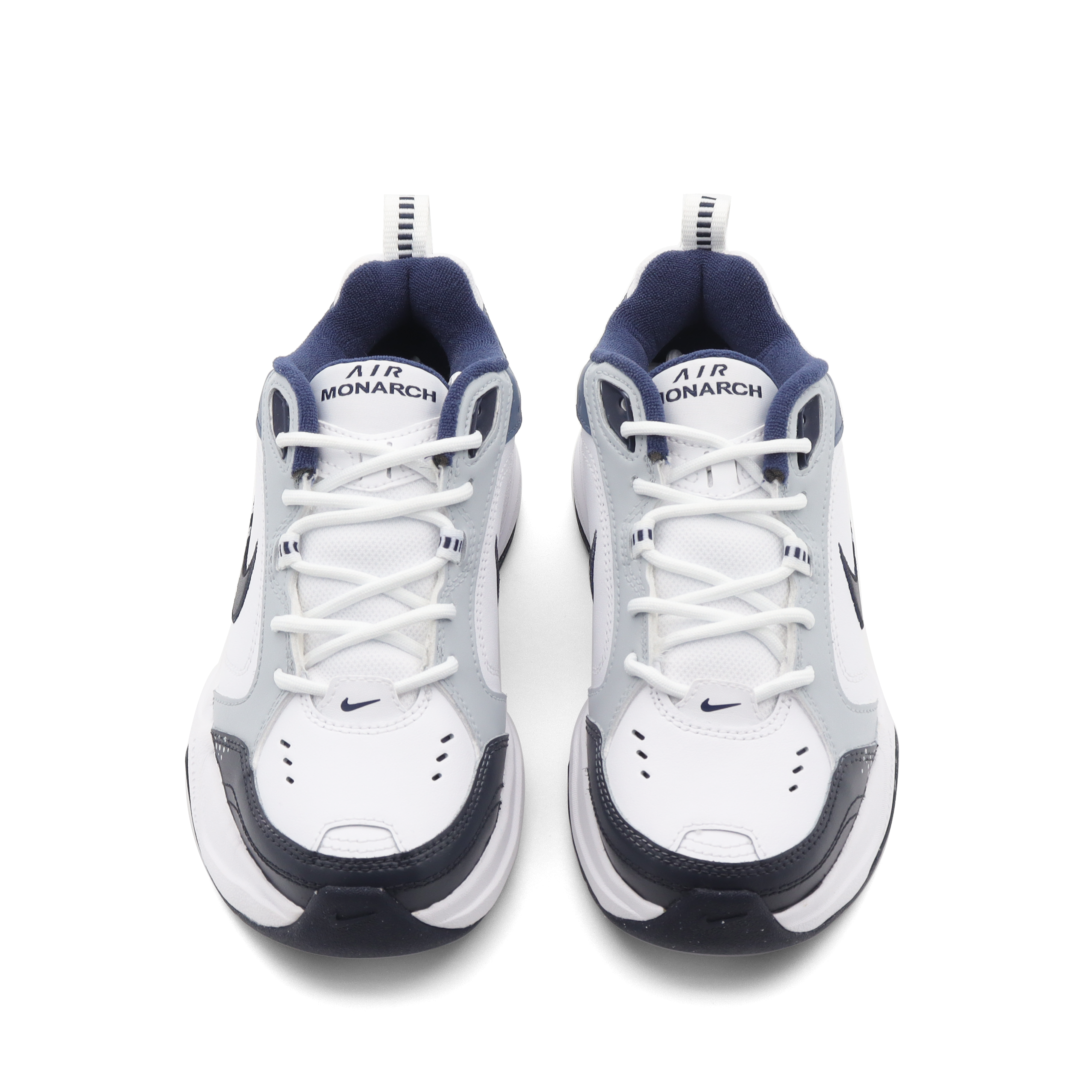 Shop [定制鞋款] 耐克Air Monarch 4 '蓝灰Trouble Doll惬意时光' 415445-102(Team89-慵懒时光)