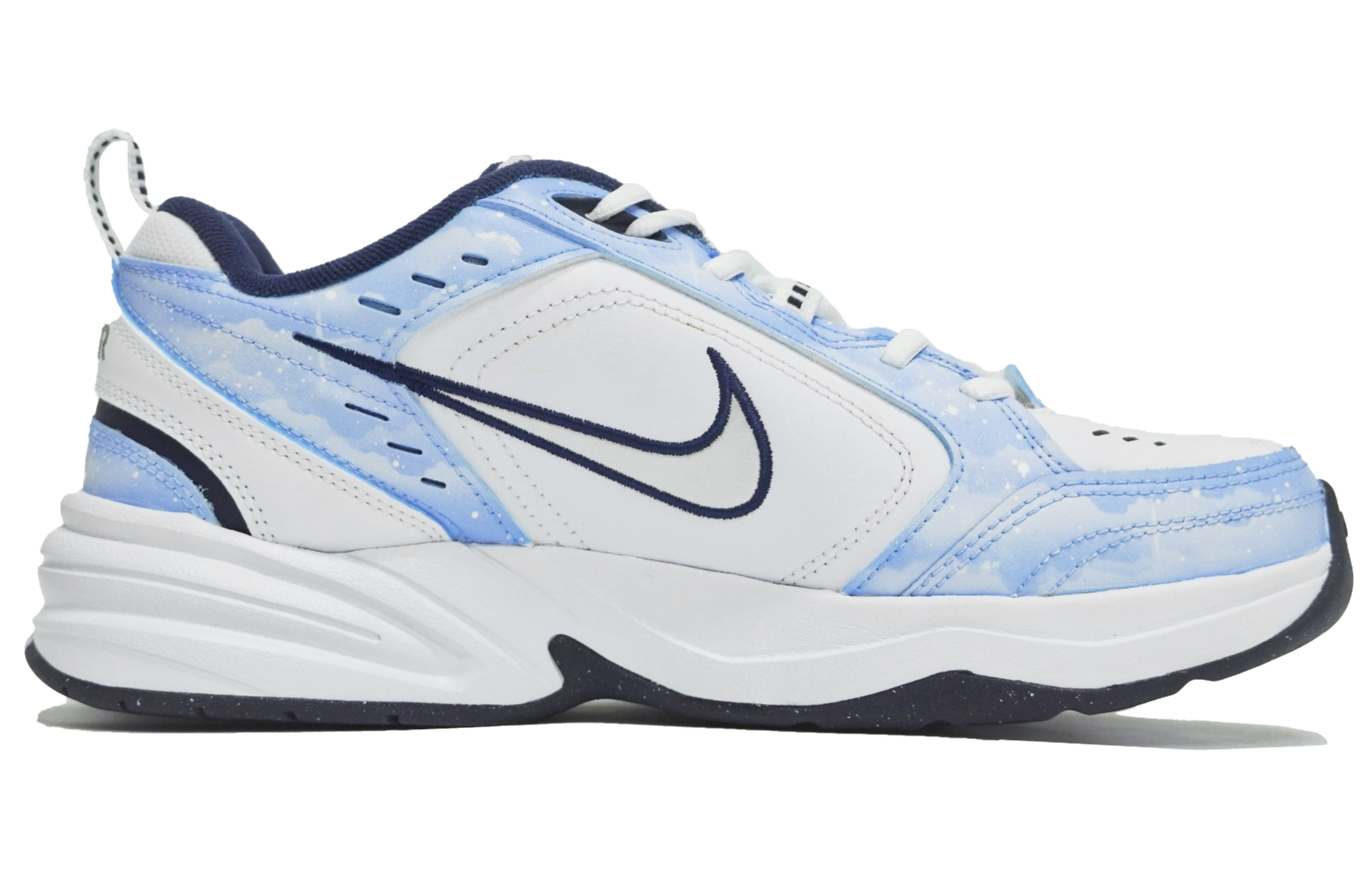 [Custom Shoes] Nike Air Monarch 4 'Blue Starry Sky' 圖 2