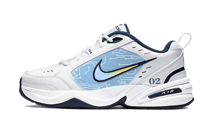 [Custom Shoes] Nike Air Monarch 4 'Blueprint Cosmic Blue'