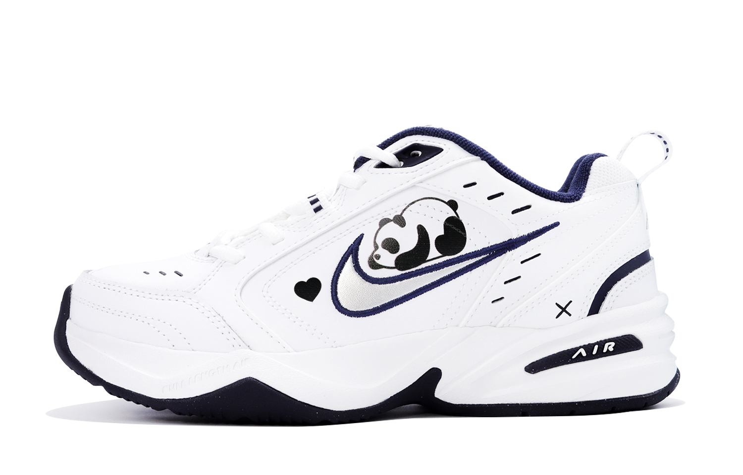 [Custom Shoes] Nike Air Monarch 4 'Chasing Love Panda'