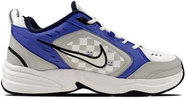 【定制鞋】耐克 Air Monarch 4 '蓝灰棋盘格' 415445-102(Team叁-通用moh棋盘S-BOX) Order 【定制鞋】耐克 Air Monarch 4 '蓝灰棋盘格' 415445-102(Team叁-通用moh棋盘S-BOX)