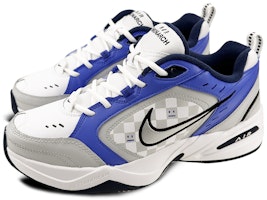 【定制鞋】耐克 Air Monarch 4 '蓝灰棋盘格' 415445-102(Team叁-通用moh棋盘S-BOX) Lookbook 【定制鞋】耐克 Air Monarch 4 '蓝灰棋盘格' 415445-102(Team叁-通用moh棋盘S-BOX)