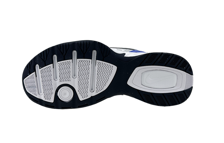 Details for [Zapatos Personalizados] Nike Air Monarch 4 'Azul-Gris a Cuadros' 415445-102(Team叁-通用moh棋盘S-BOX)