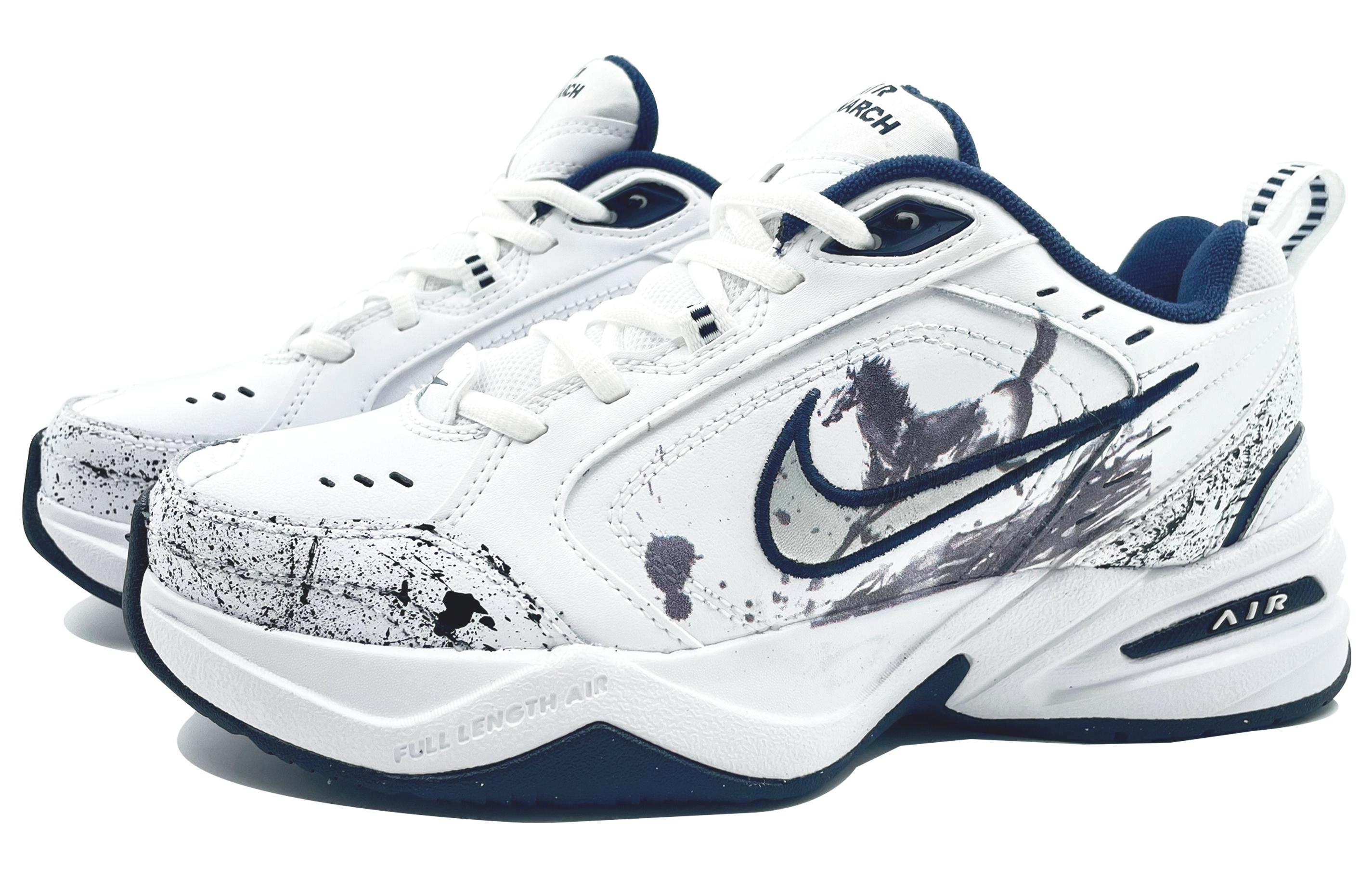 [Custom Shoes] Nike Air Monarch 4 'Chinese Ink Zodiac Horse' 圖 3