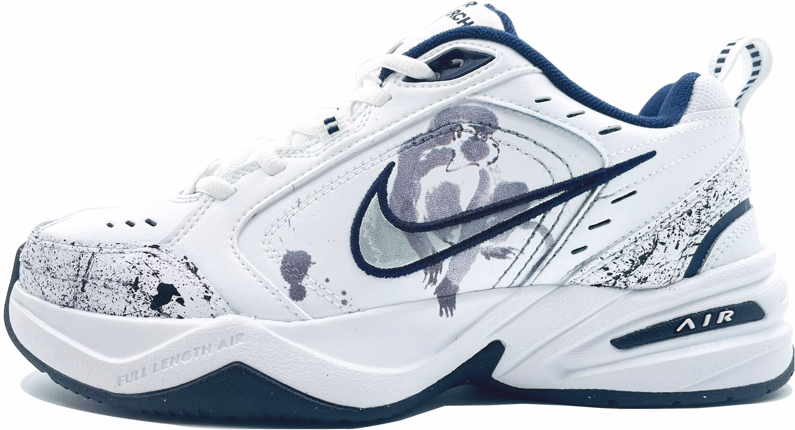 custom-shoes-nike-air-monarch-4-chinese-water-ink-zodiac-monkey