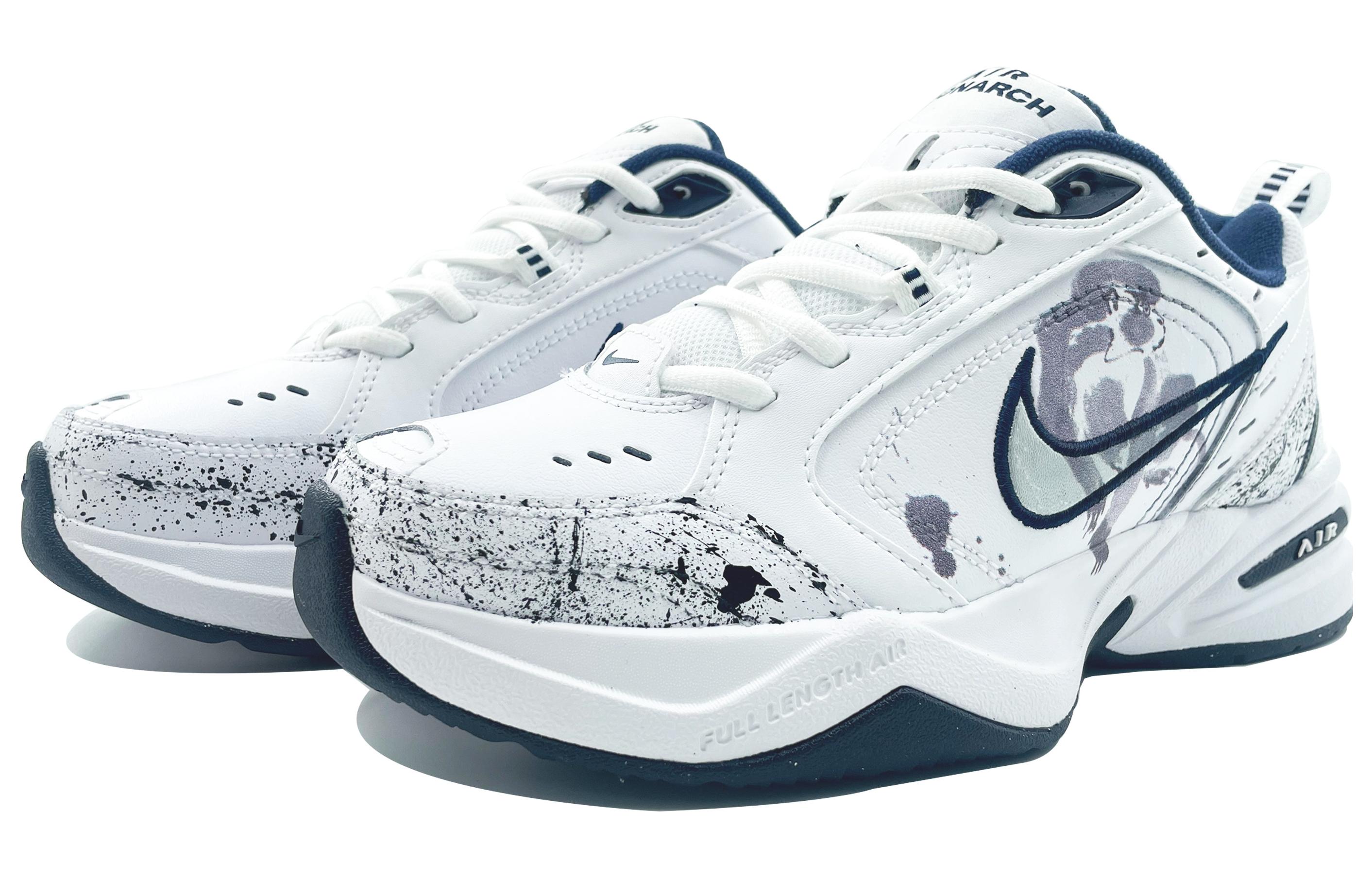[Custom Shoes] Nike Air Monarch 4 'Chinese Water-Ink Zodiac Monkey' 圖 3