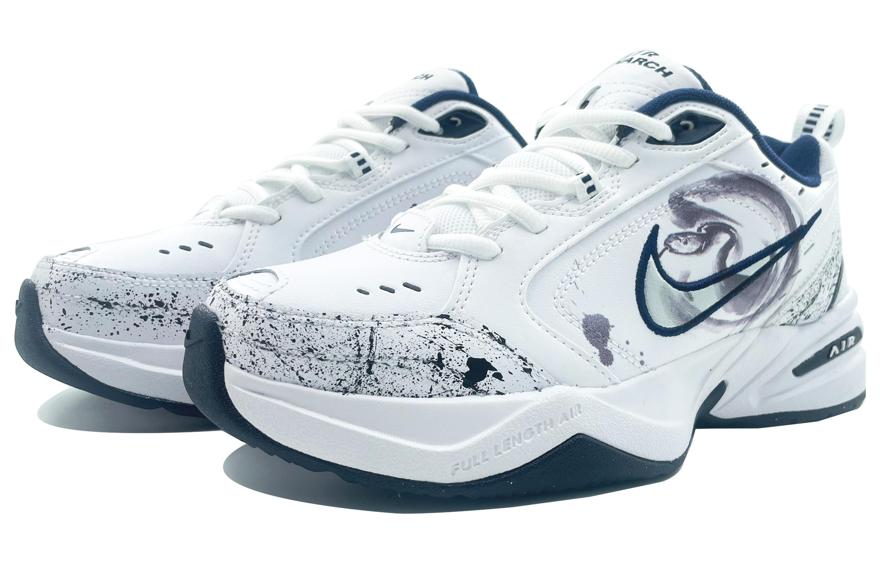 [Custom Shoes] Nike Air Monarch 4 'Chinese Watercolor Zodiac Snake' 圖 3