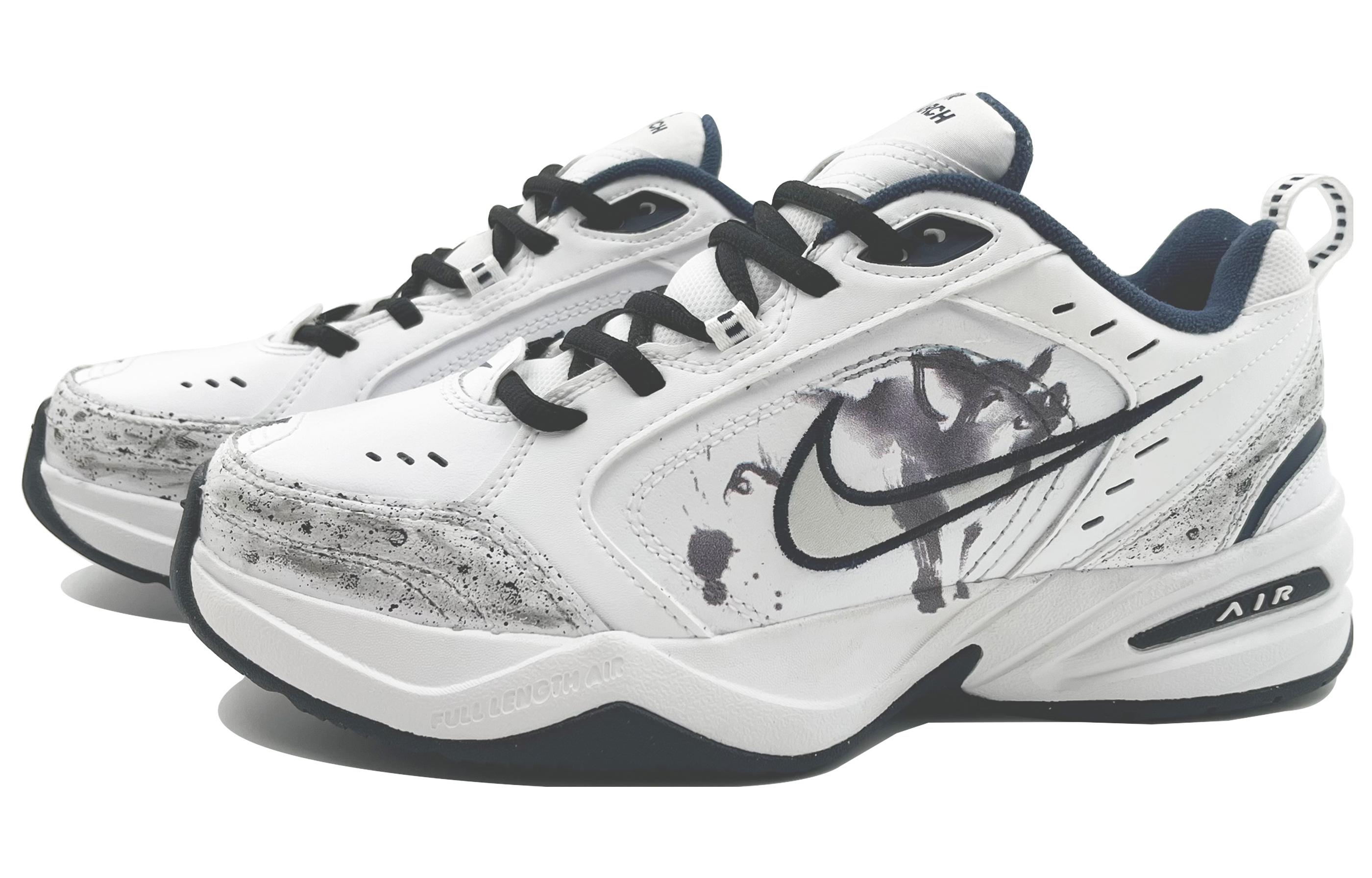 [Custom Shoes] Nike Air Monarch 4 'Chinese Zodiac Pig Ink' 圖 3