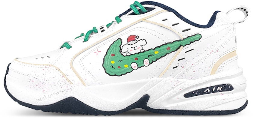 【客製化球鞋】Nike Air Monarch 4 白藍 禮盒 聖誕小狗 小紅帽 復古 出逃日記 低幫 老爹鞋 男女同款 白綠 Buy 【客製化球鞋】Nike Air Monarch 4 白藍 禮盒 聖誕小狗 小紅帽 復古 出逃日記 低幫 老爹鞋 男女同款 白綠