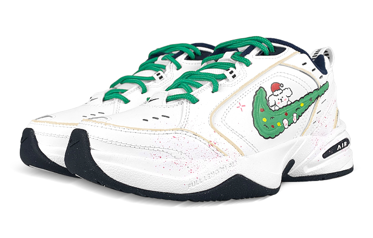 Lookbook [Sepatu Kustom] Nike Air Monarch 4 'Christmas Puppy - Little Red Riding Hood' 415445-102(Team116-M4圣诞小狗SBOX)